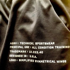 ASRV Men’s Jogger Silver+ Stretch Black size M-NEW